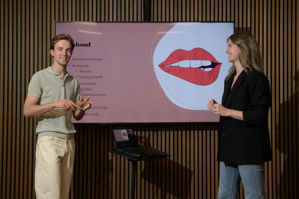 Gespreksoefening tijdens een training voor professionals